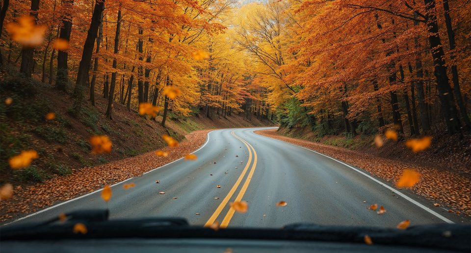 Herbst & Laub: Eine unterschätzte Gefahr für Autofahrer